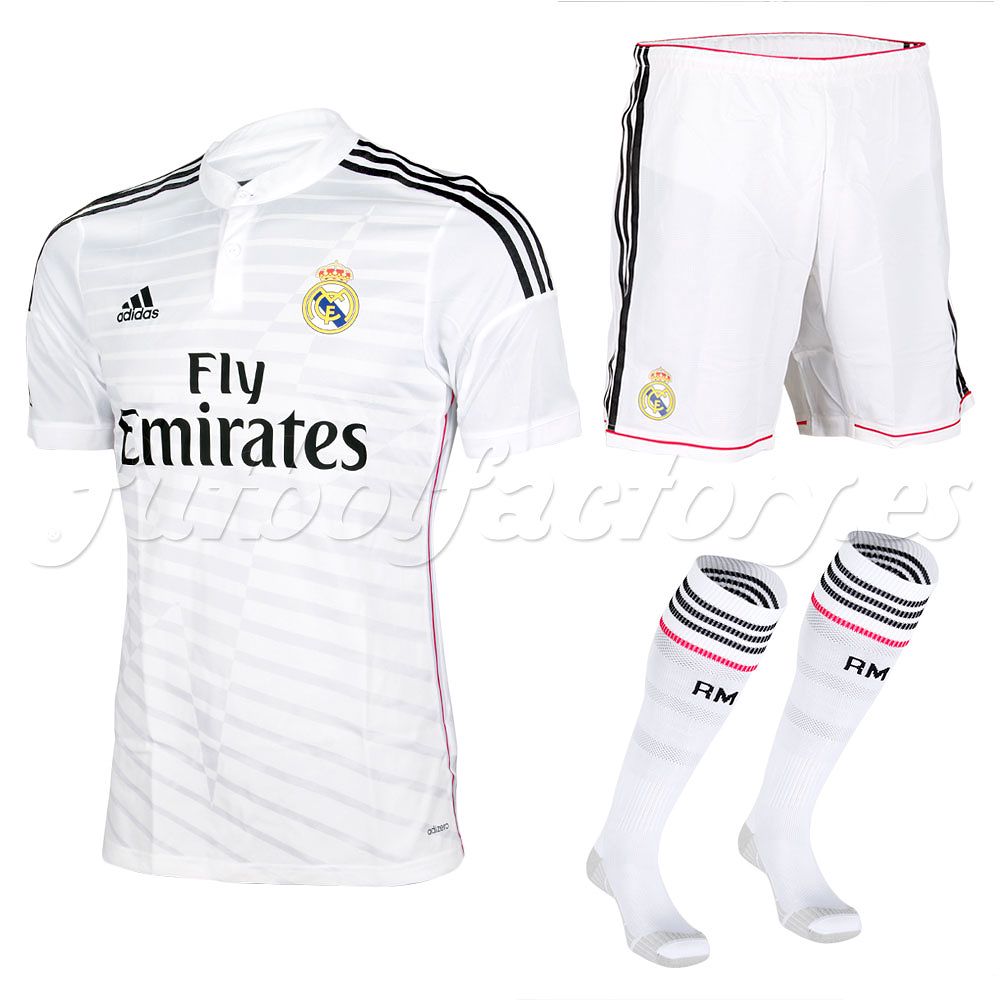 Equipación Real Madrid 1ª 2014/2015 Adizero Blanco - Fútbol Factory