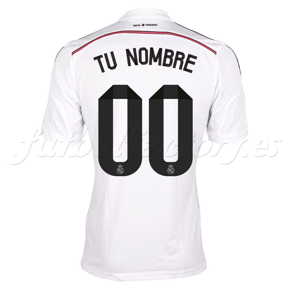 Camiseta Real Madrid  1ª  Personalizada 2014/2015 - Fútbol Factory