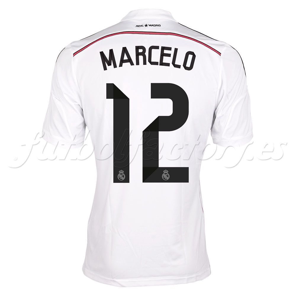Camiseta Real Madrid  1ª  Marcelo   2014/2015 - Fútbol Factory