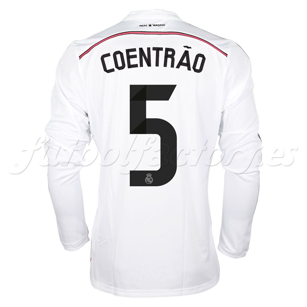 Camiseta Real  Madrid 1ª  Coentrao 2014/2015 manga larga - Fútbol Factory