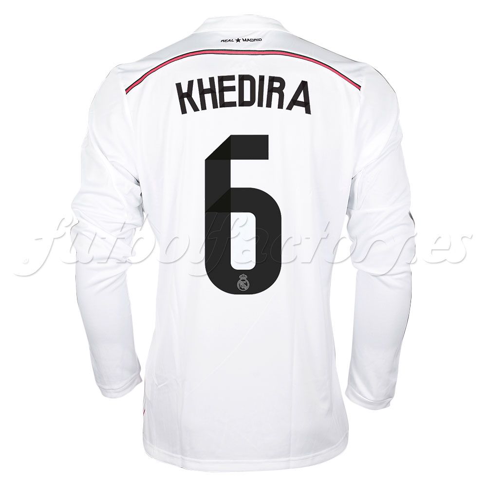 Camiseta Real  Madrid 1ª  Khedira     2014/2015 manga larga - Fútbol Factory