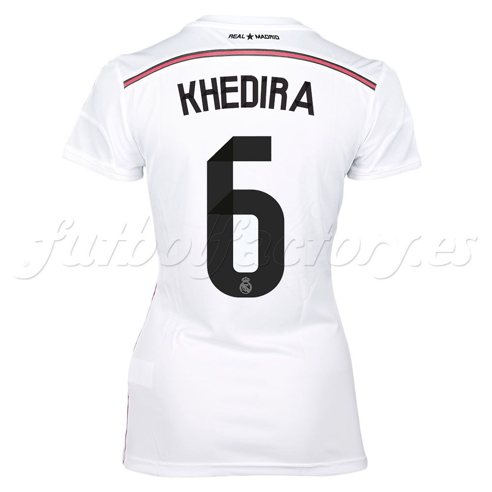 Camiseta Real Madrid   Khedira  1ª Mujer 2014/2015 - Fútbol Factory