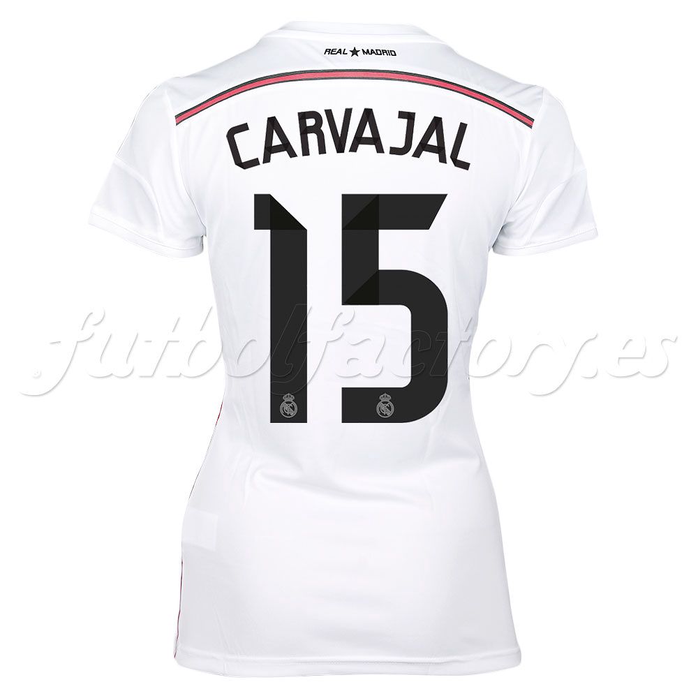 Camiseta Real Madrid  Carvajal  1ª Mujer 2014/2015 - Fútbol Factory