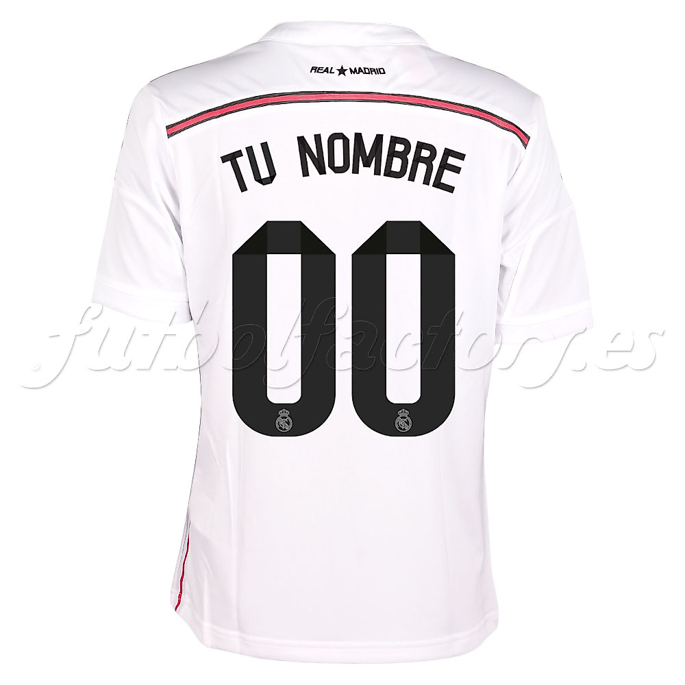 Camiseta Real Madrid  1ª  Personalizada Junior 2014/2015 - Fútbol Factory