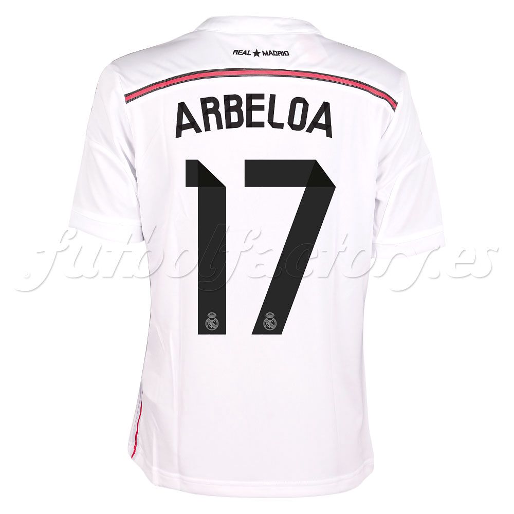 Camiseta Real Madrid  Arbeloa 1ª Junior 2014/2015 - Fútbol Factory