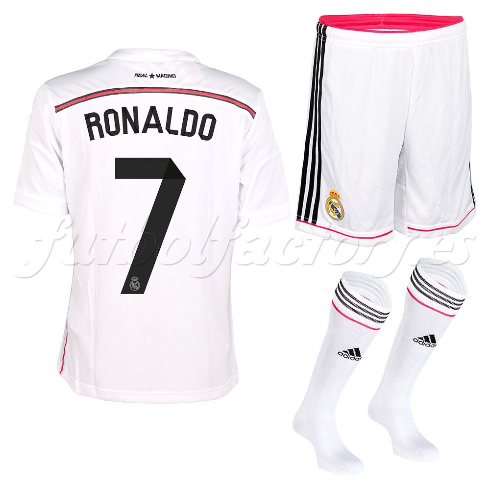 Equipación Real Madrid Ronaldo  1ª  Junior 2014/2015 - Fútbol Factory
