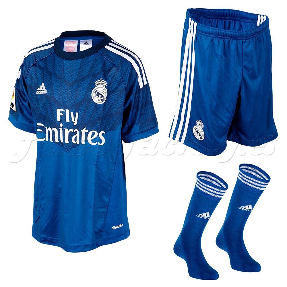 Equipación Portero 1ª Real Madrid 2014/2015 Junior Azul - Fútbol Factory