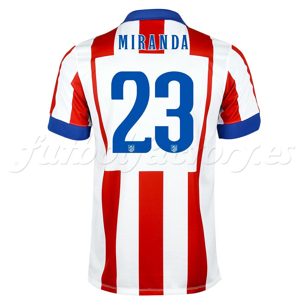 Camiseta Atlético de Madrid 1ª  Miranda 2014/2015 - Fútbol Factory
