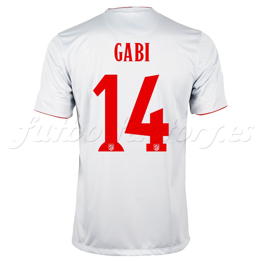 Camiseta Atlético de Madrid 2ª  Gabi 2014/2015 - Fútbol Factory
