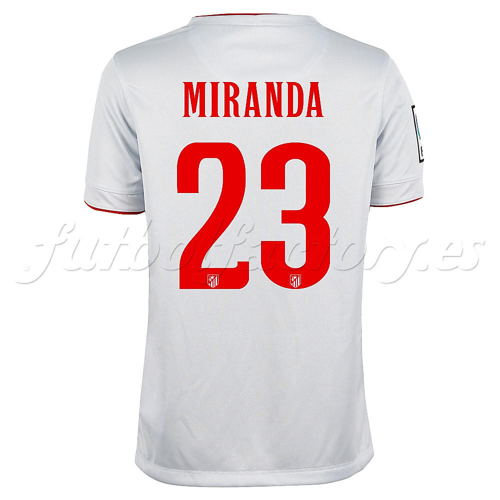 Camiseta Atlético de Madrid 2ª  Miranda 2014/2015 Junior - Fútbol Factory