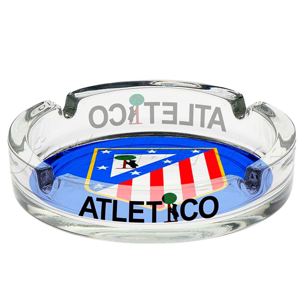 Cenicero Atlético de Madrid oficial transparente - Fútbol Factory