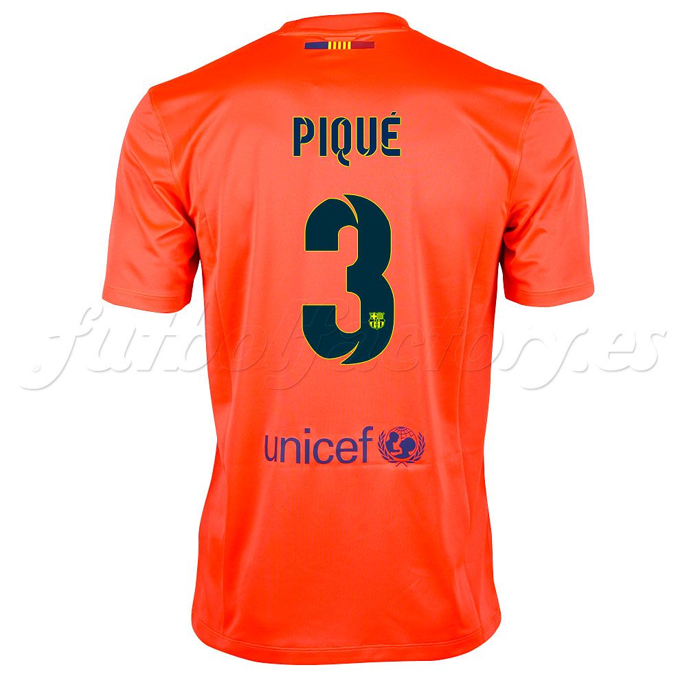 Camiseta FC Barcelona 2ª Supporters Tee  2014/2015  Piqué - Fútbol Factory