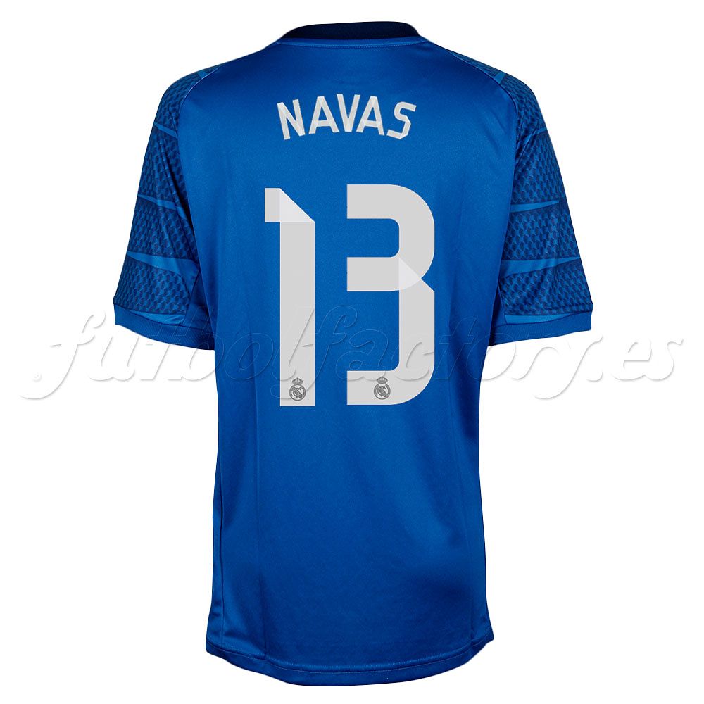 Camiseta portero Real Madrid  Navas  2014/2015 Junior  Azul - Fútbol Factory