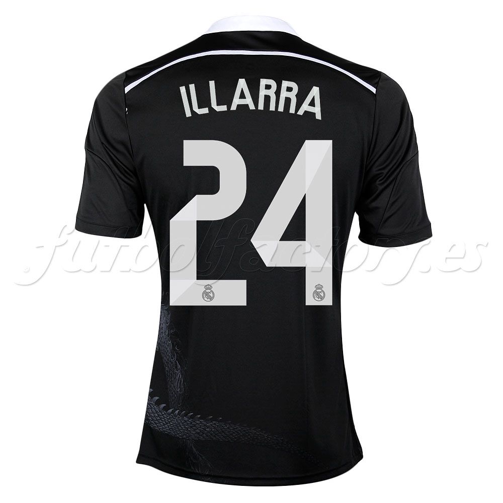 Camiseta Real Madrid 3ª  Illarra  2014/2015  Negro - Fútbol Factory