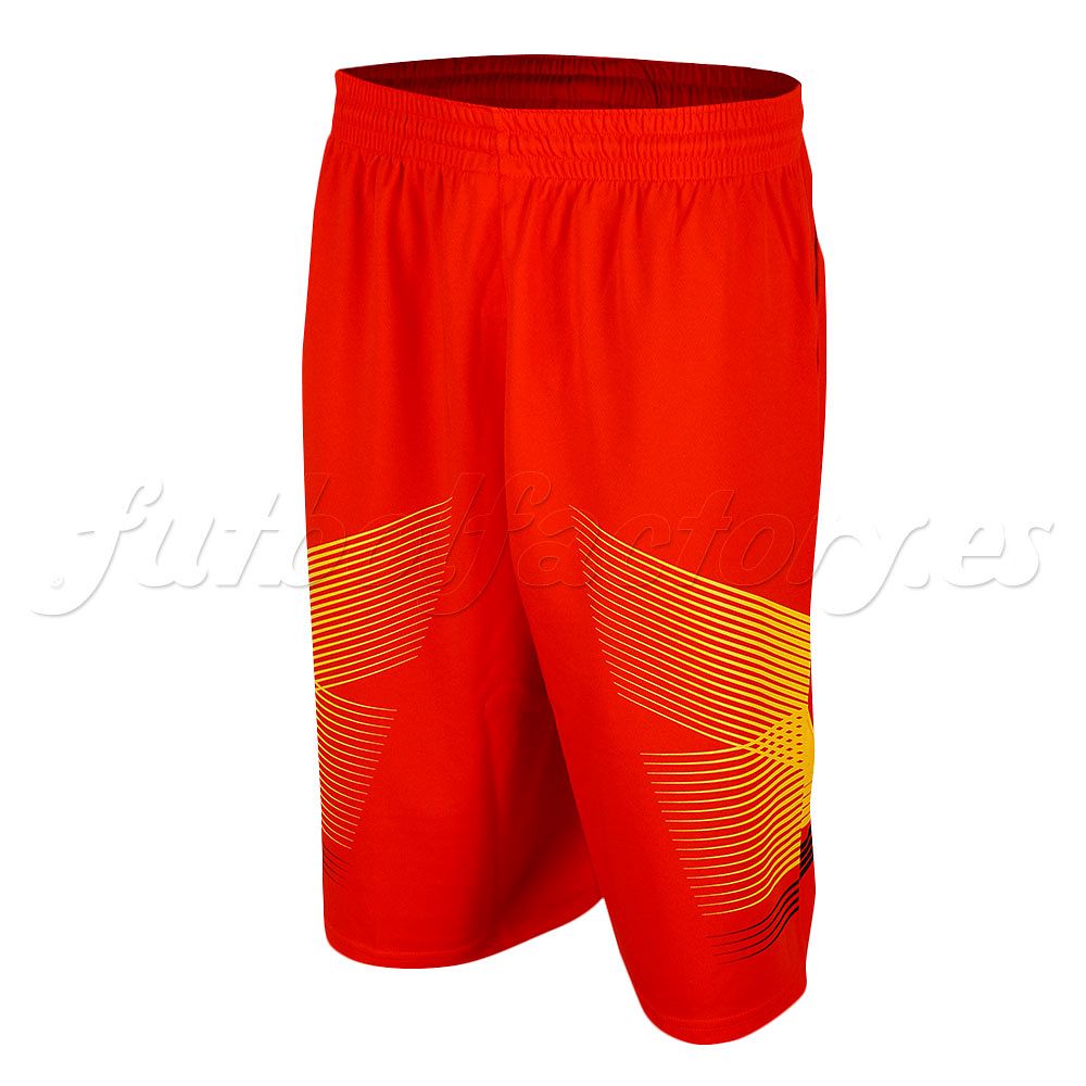 Pantalón 1ª España 2014 Mundial Baloncesto Rojo - Fútbol Factory