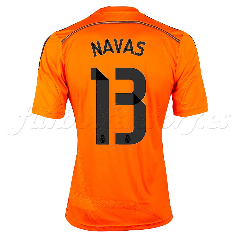Camiseta Portero Real Madrid 3ª Keylor Navas 2014/2015 Naranja
" - Fútbol Factory