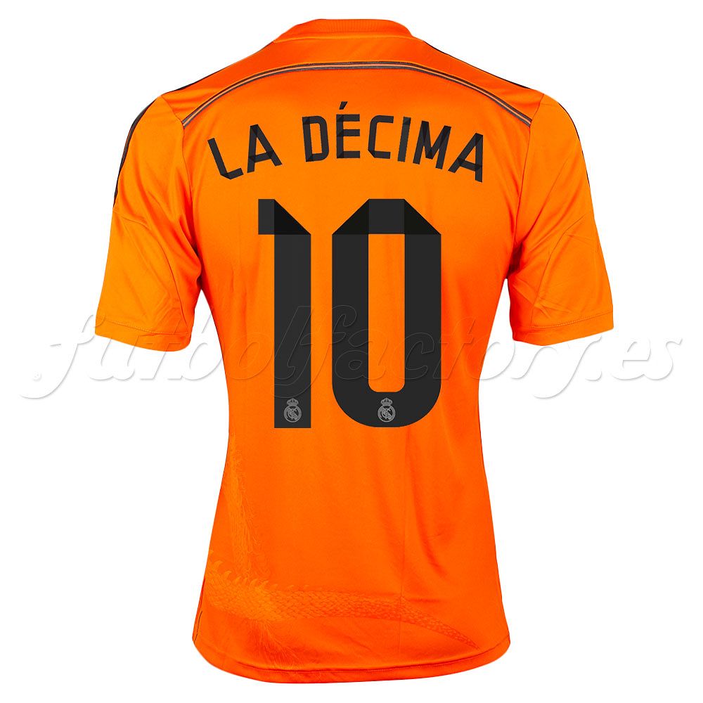 Camiseta Real Madrid 3ª Portero 2014/2015 La Décima Naranja - Fútbol Factory