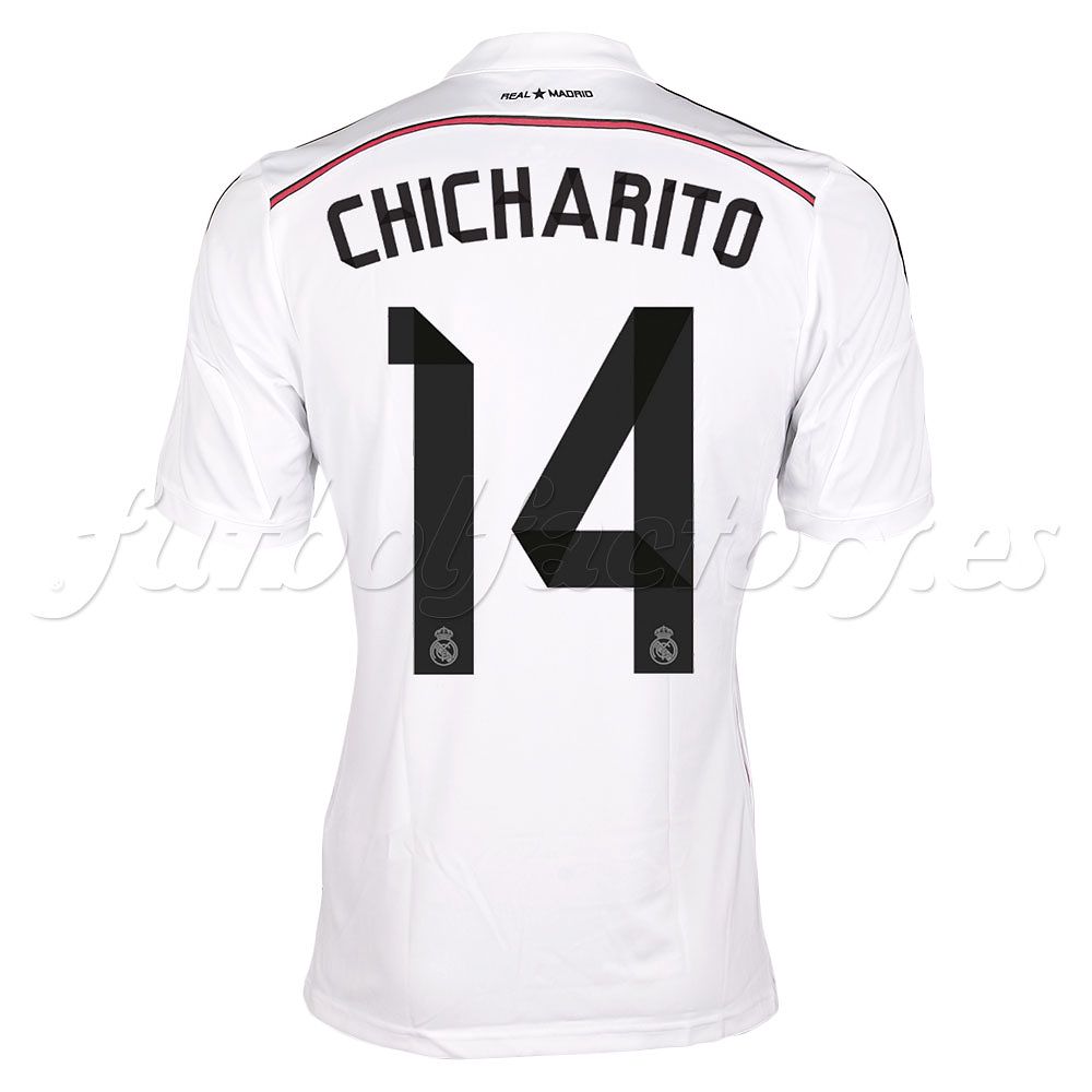 Camiseta Real Madrid 1ª 2014/2015 Chicharito Blanco - Fútbol Factory