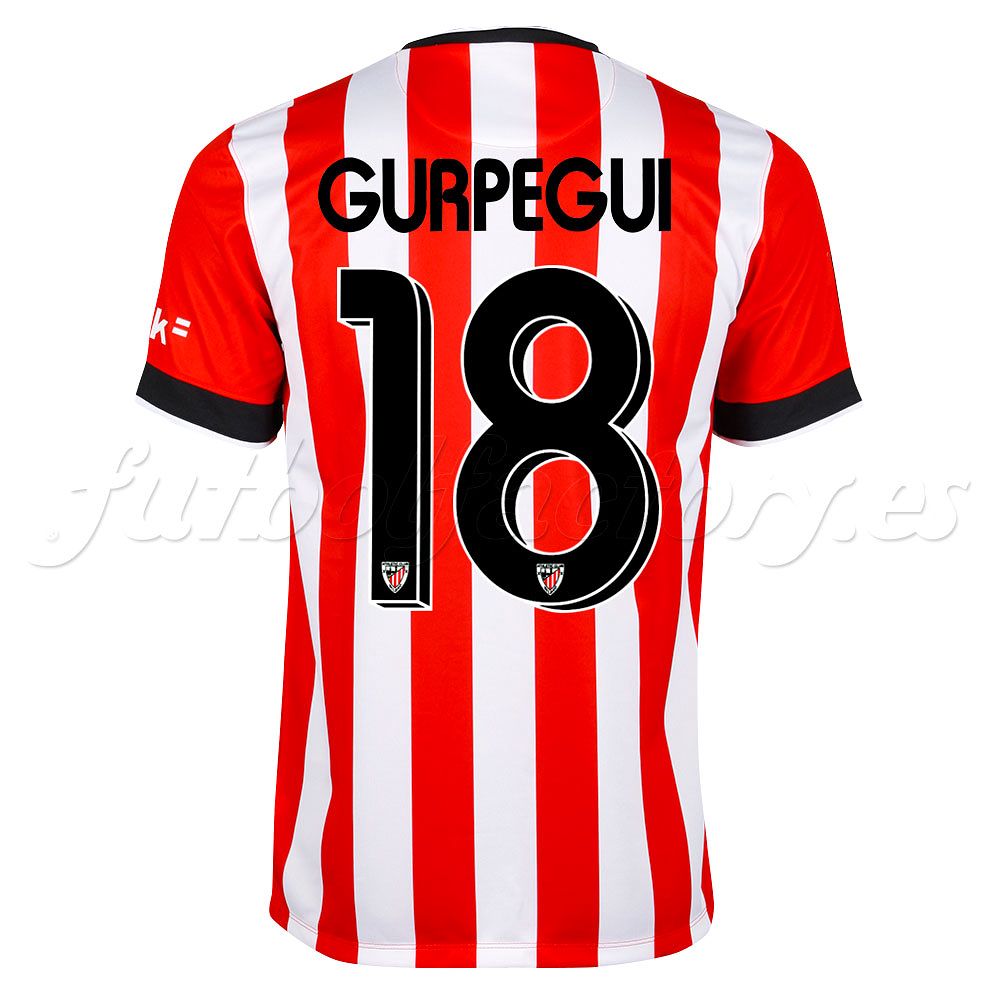 Camiseta Athletic Club Bilbao 1ª 2014/2015 Gurpegui Rojo Blanco - Fútbol Factory