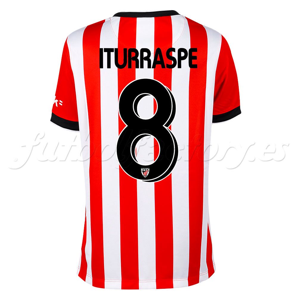 Camiseta Athletic Club Bilbao 1ª 2014/2015 Iturraspe Junior Rojo Blanco - Fútbol Factory
