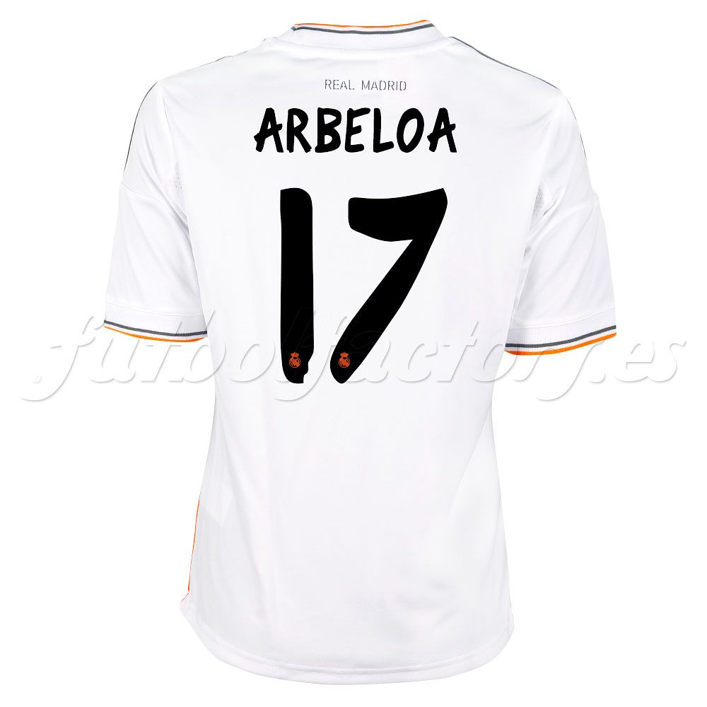 Camiseta Real Madrid Arbeloa 1ª 2013/2014 Niño - Fútbol Factory