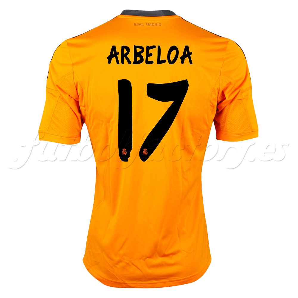 Camiseta Real Madrid Arbeloa 3ª 2013/2014 Naranja - Fútbol Factory