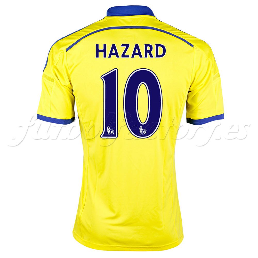 Camiseta Chelsea FC 2ª Hazard 2014/2015 Amarillo - Fútbol Factory