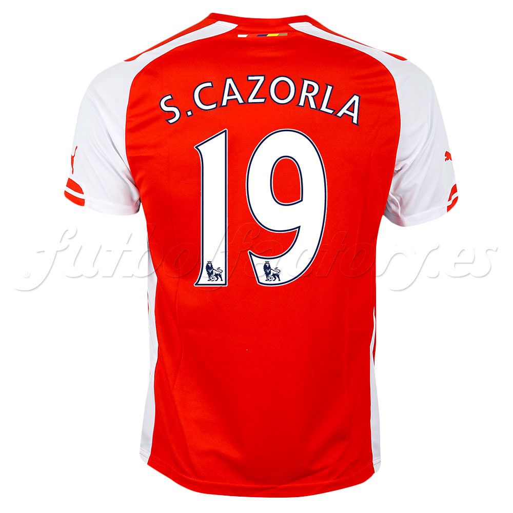 Camiseta Arsenal 1ª 2014/2015 Cazorla - Fútbol Factory