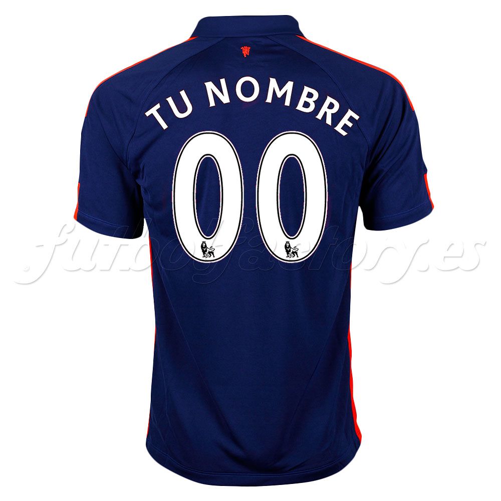 Camiseta Manchester United 3ª 2014/2015 Personalizado Flash Azul - Fútbol Factory