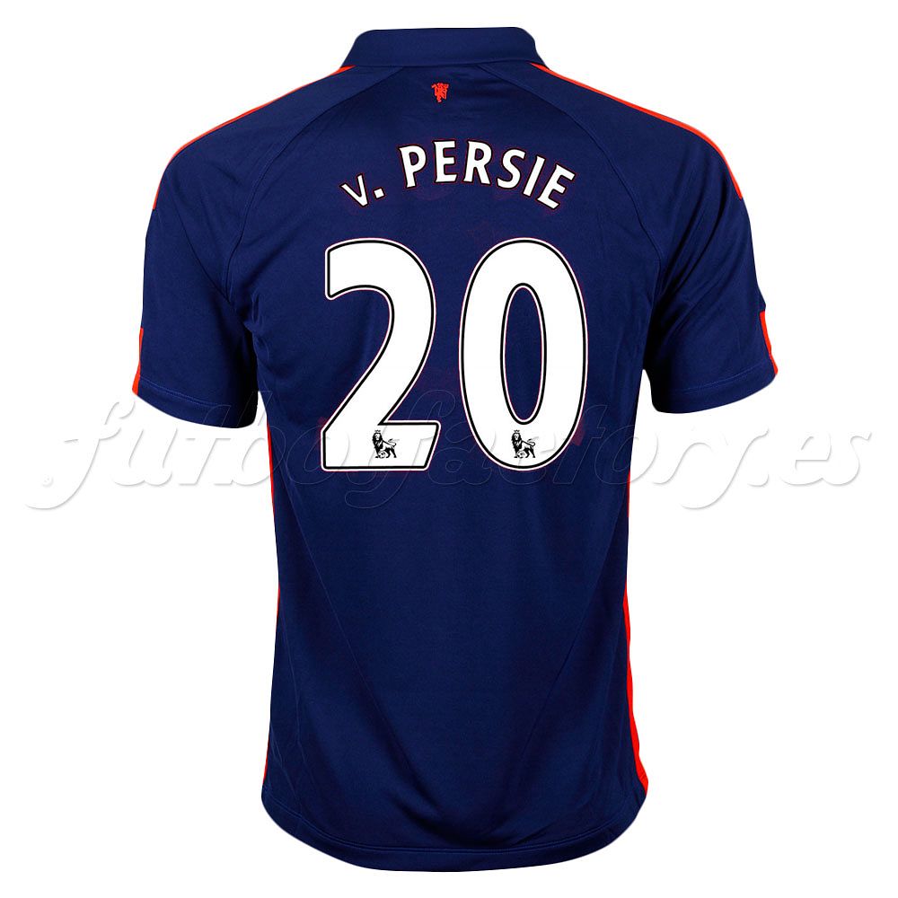 Camiseta Manchester United 3ª 2014/2015 Van Persie Flash Azul - Fútbol Factory