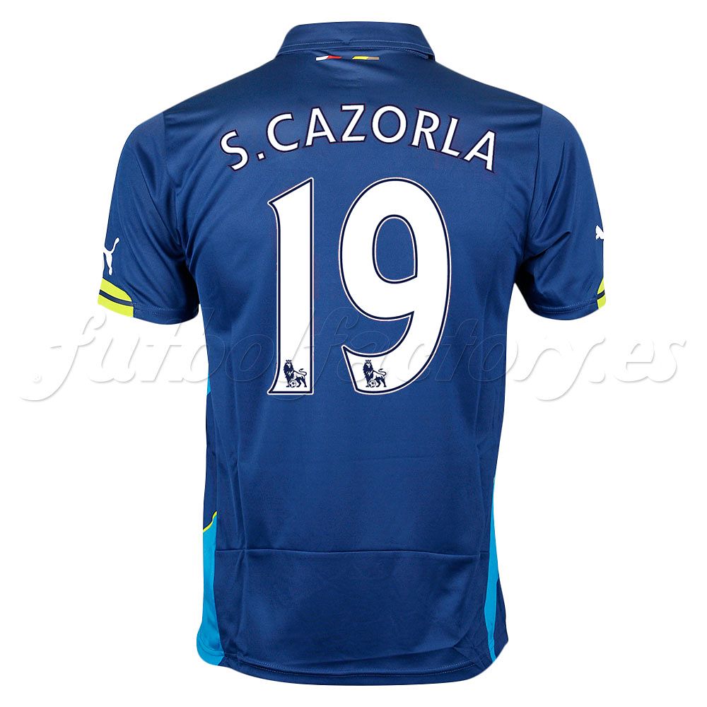 Camiseta Arsenal Copa de Inglaterra 2014/2015 Cazorla Azul - Fútbol Factory