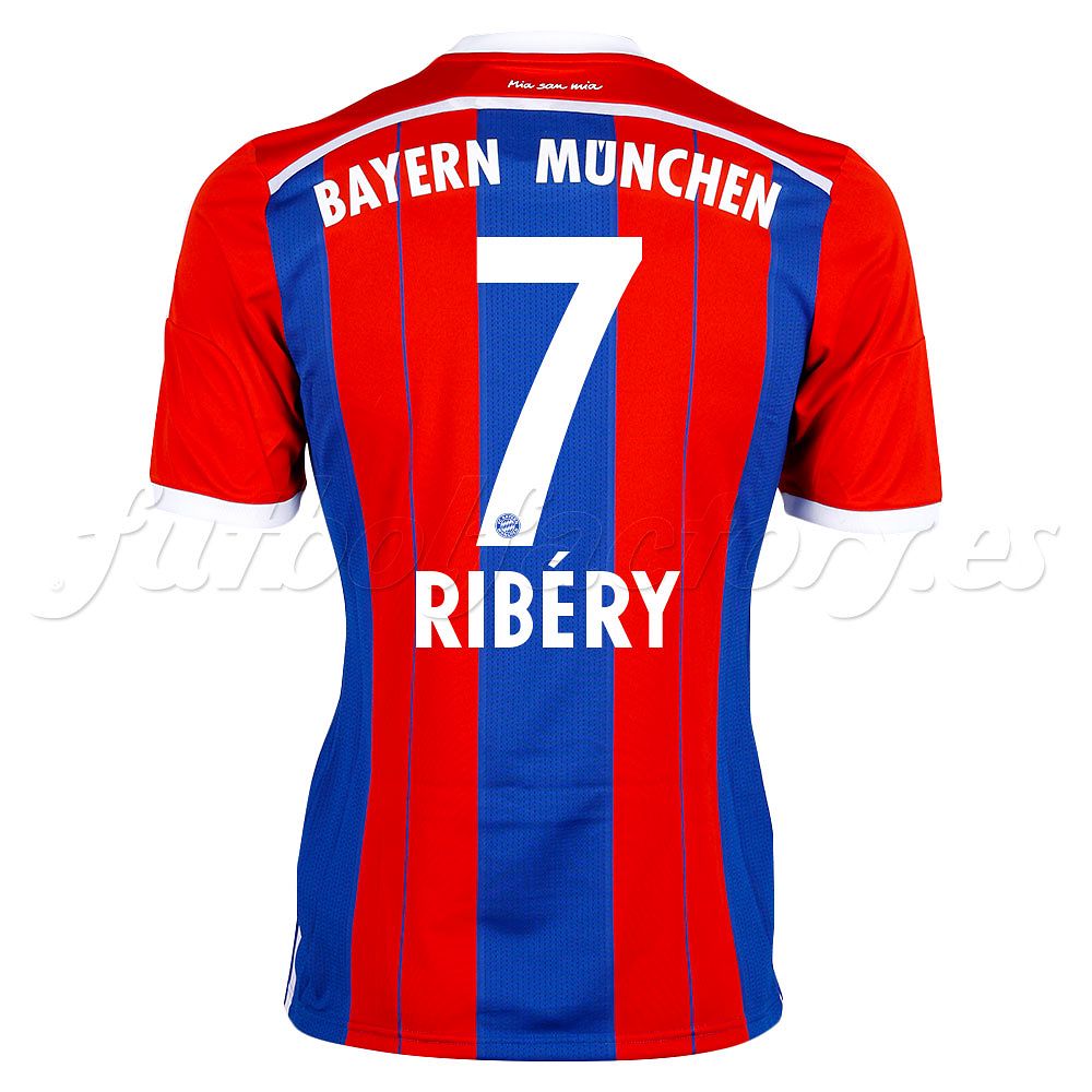 Camiseta Bayern Munich 1ª 2014/2015 Ribery Rojo - Fútbol Factory