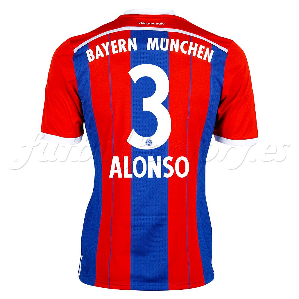 Camiseta Bayern Munich 1ª 2014/2015 Alonso Rojo - Fútbol Factory