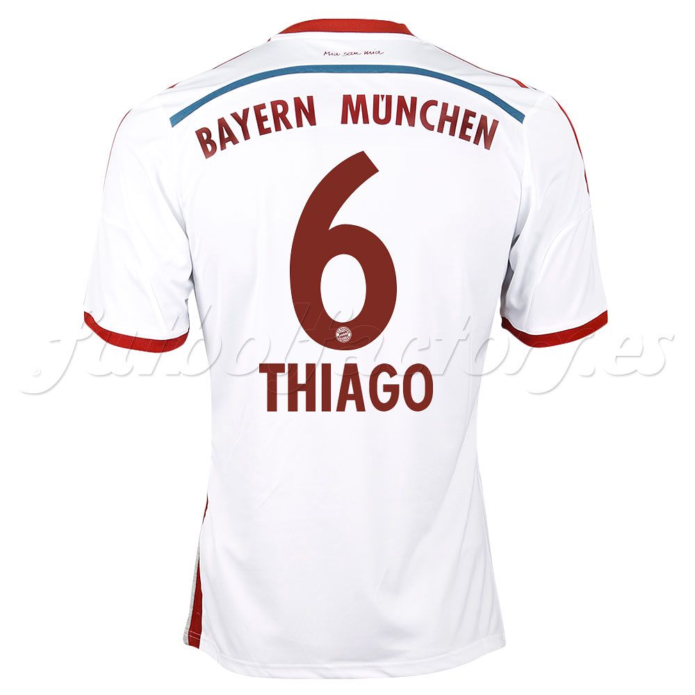Camiseta Bayern Munich 2ª 2014/2015 Thiago Blanco - Fútbol Factory