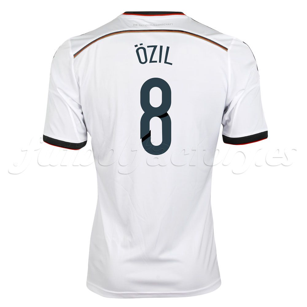 Camiseta Alemania 1ª Ozil FIFA 2014 Blanco - Fútbol Factory