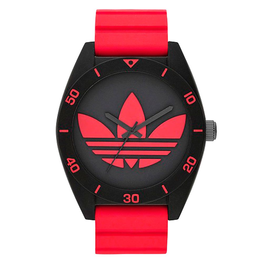 Reloj de Paseo Santiago Negro Rojo