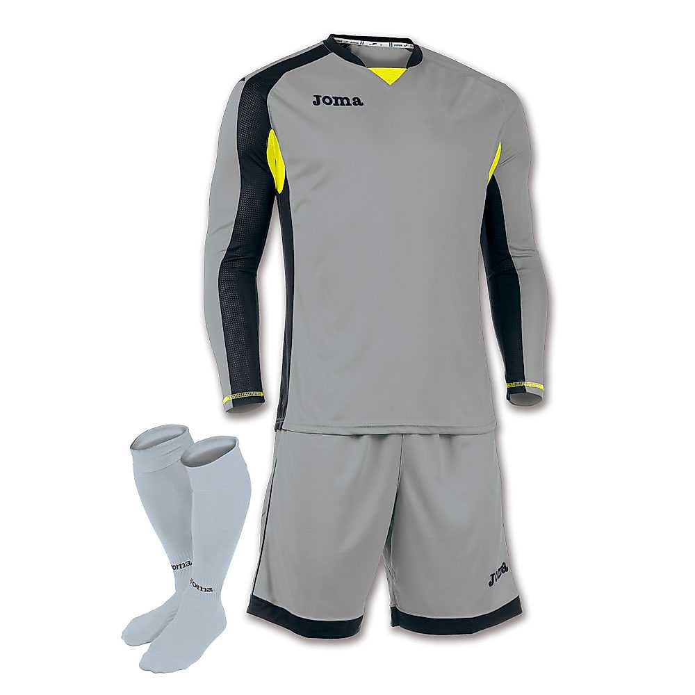 Conjunto de portero Zamora Junior Gris Negro - Fútbol Factory