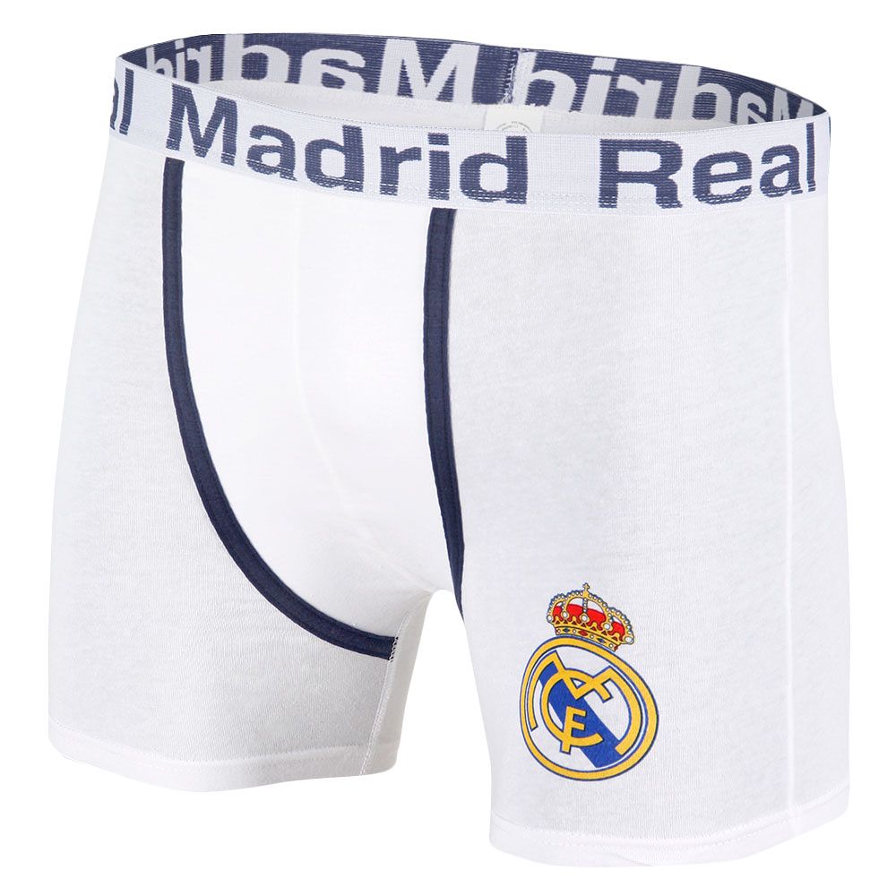 Calzoncillos Boxer Real Madrid Blanco - Fútbol Factory