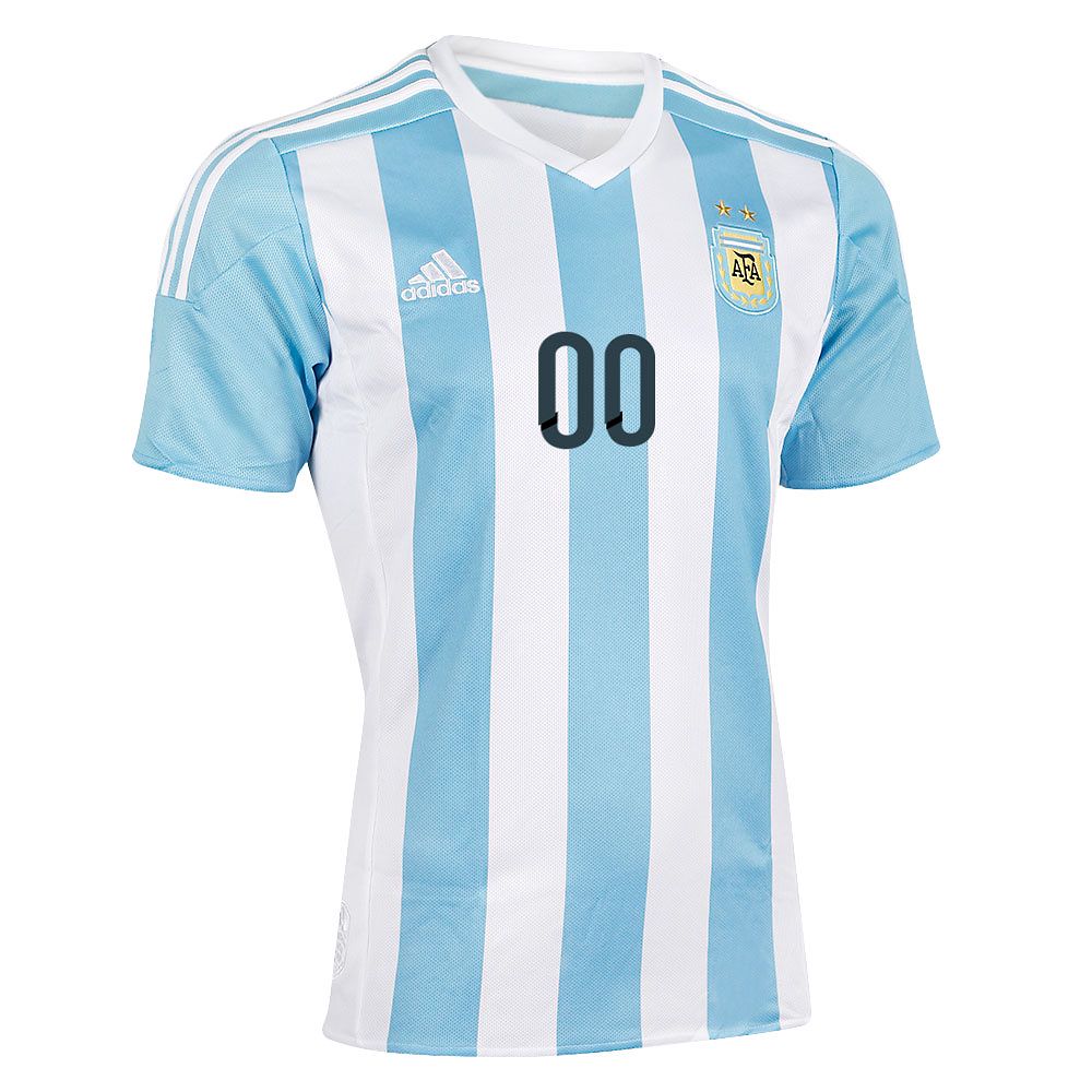 Camiseta 1ª Argentina Copa América 2015 Personalizado Azul - Fútbol Factory