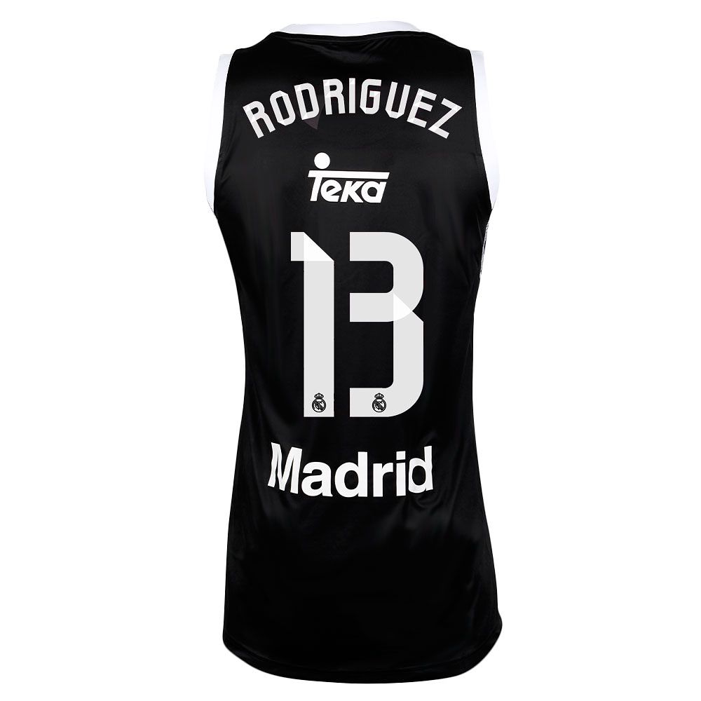 Camiseta Real Madrid 2ª 2014/2015 Rodriguez Basket Negro - Fútbol Factory