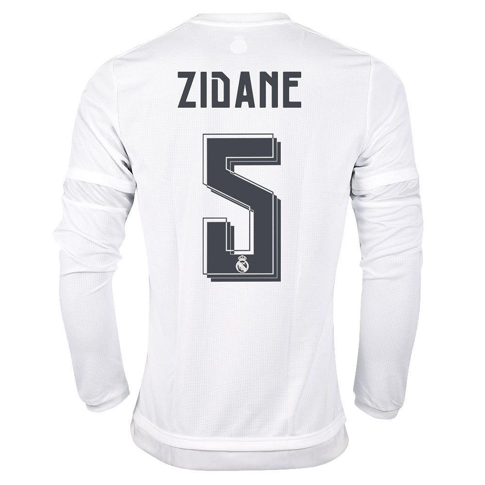 Camiseta 1ª Real Madrid 2015/2016 Zidane Manga Larga - Fútbol Factory