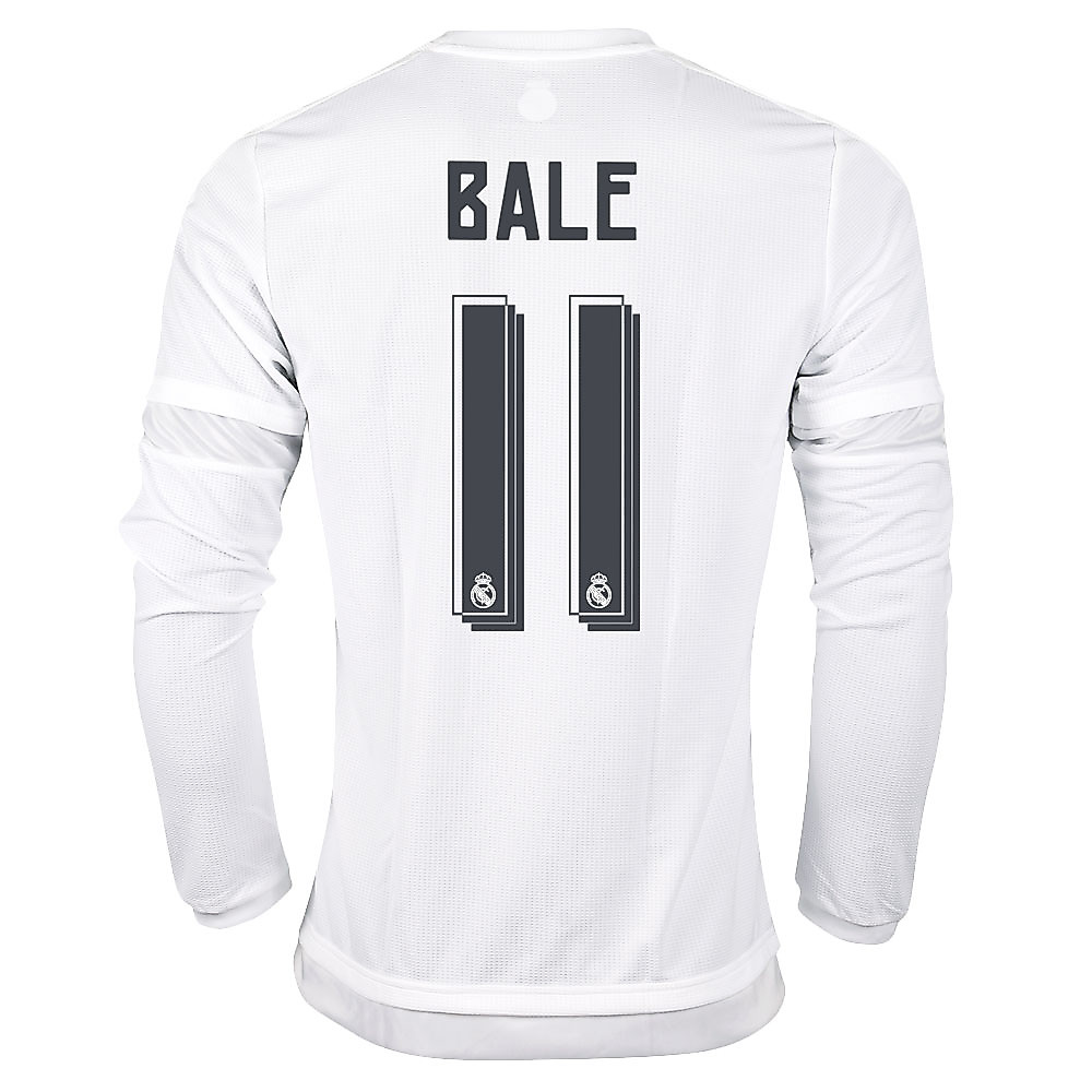 Maillot Real Madrid 2015/2016 – Adidas – Taille L – Numéro 11 (Bale) – Occasion