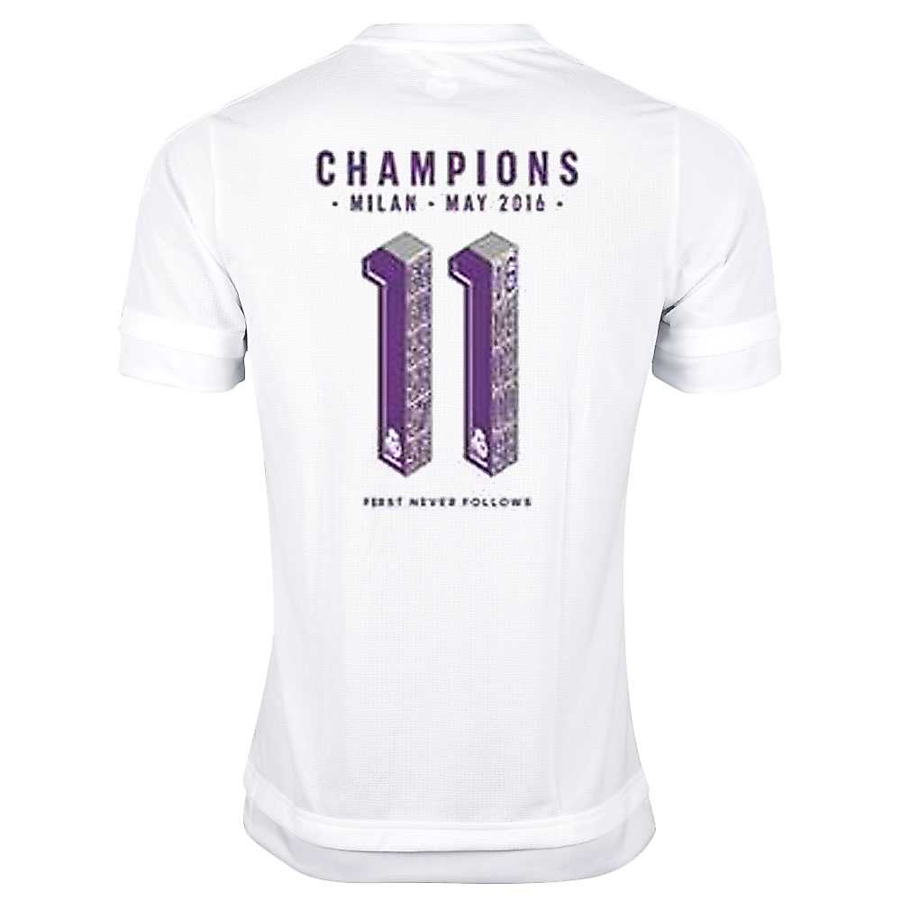 Camiseta 1ª Real Madrid 2015/2016 Undécima Blanco - Fútbol Factory