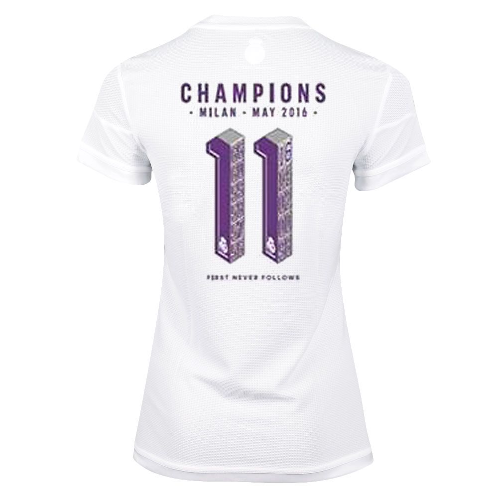 Camiseta 1ª Real Madrid 2015/2016 Mujer Undécima Blanco - Fútbol Factory