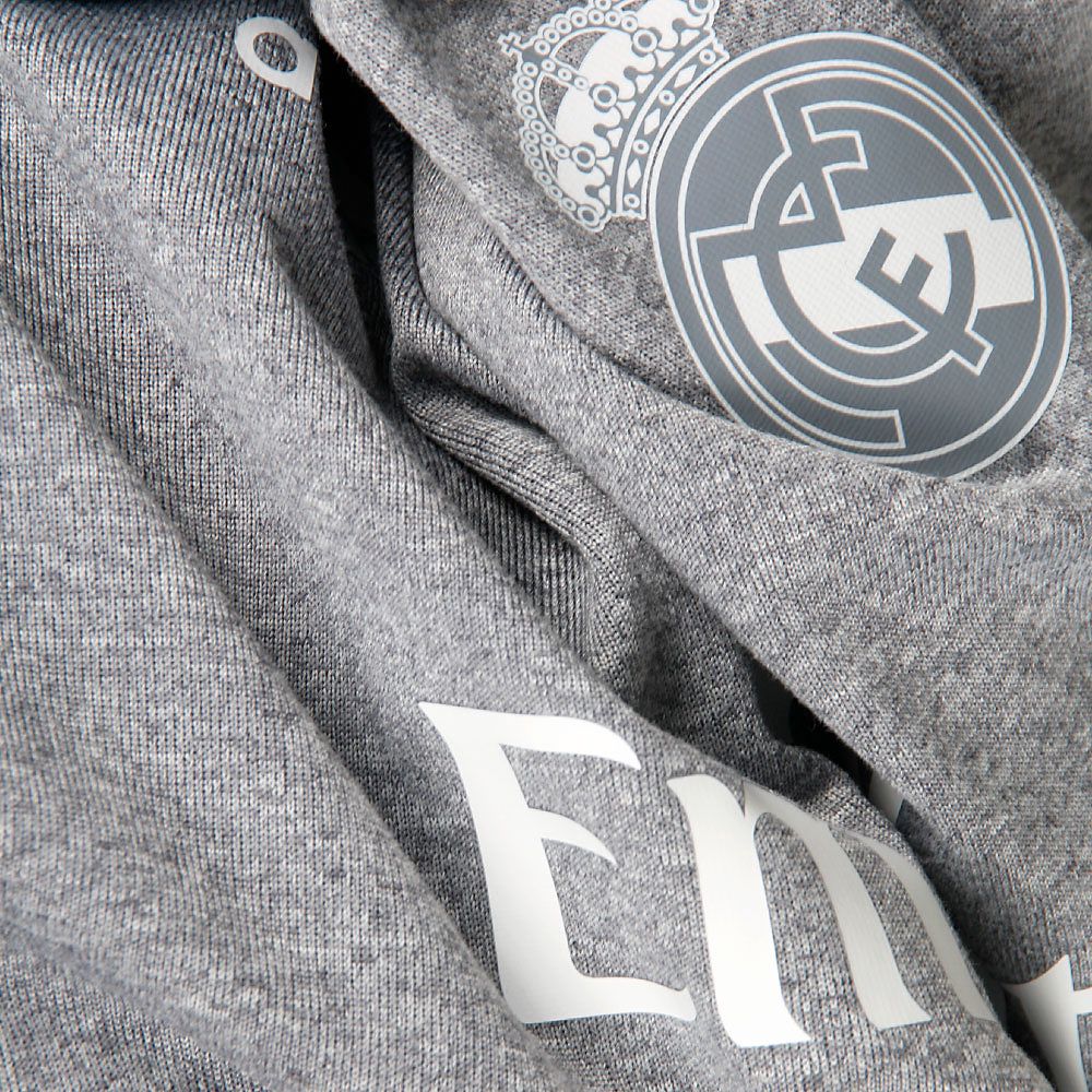 Conjunto 2ª Real Madrid 2015/2016 Junior Gris - Fútbol Factory