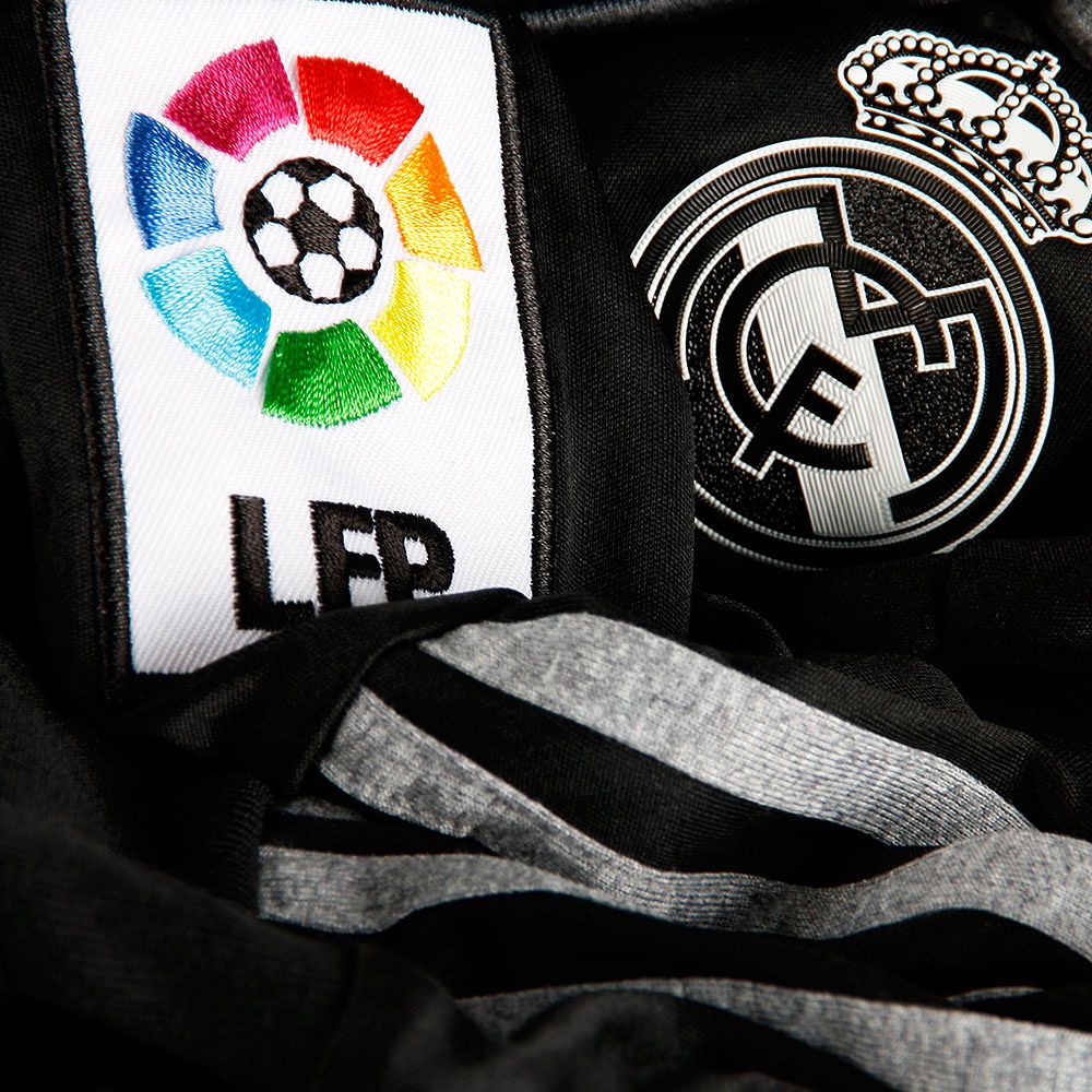 Conjunto 1ª Real Madrid 2015/2016 Portero LFP Junior Negro - Fútbol Factory