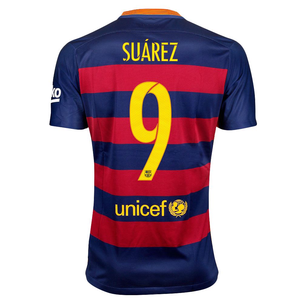 Camiseta 1ª FC Barcelona 2015/2016 Suárez Match
