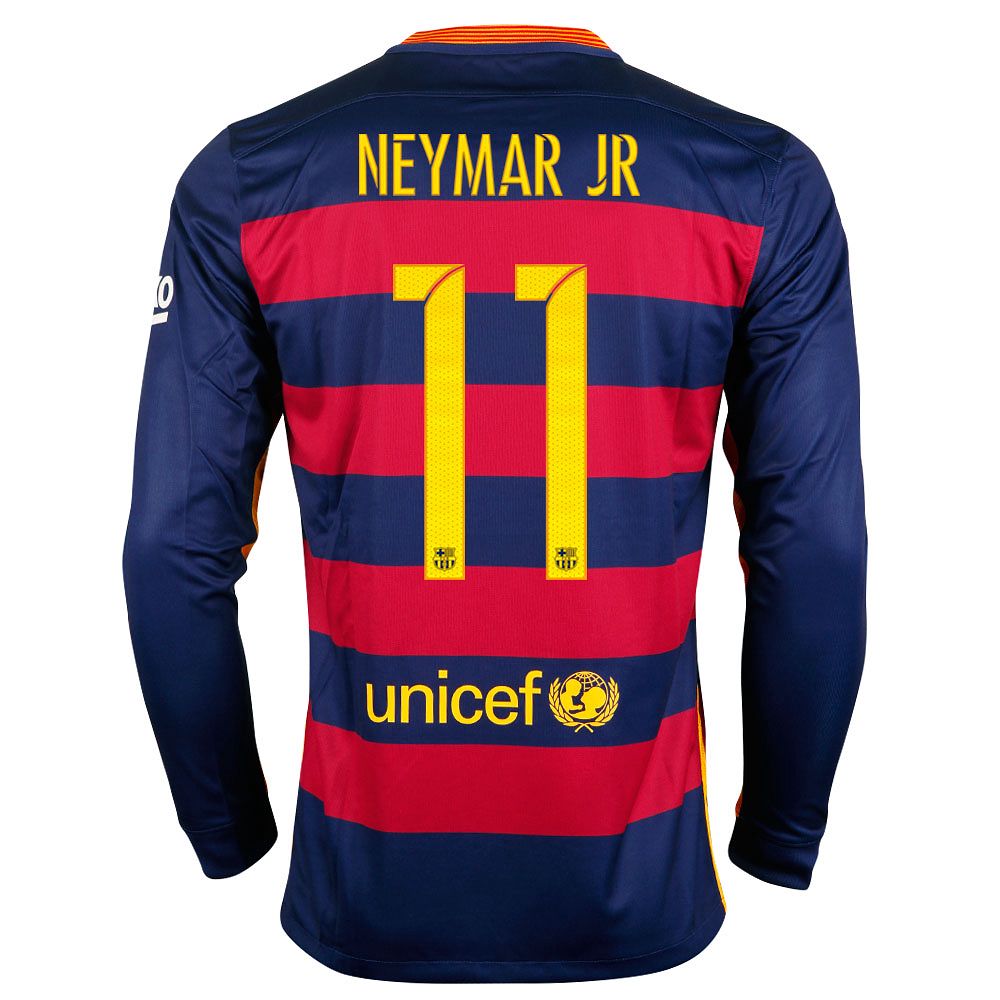 Camiseta 1ª FC Barcelona 2015/2016 Neymar Jr Stadium Manga Larga - Fútbol Factory