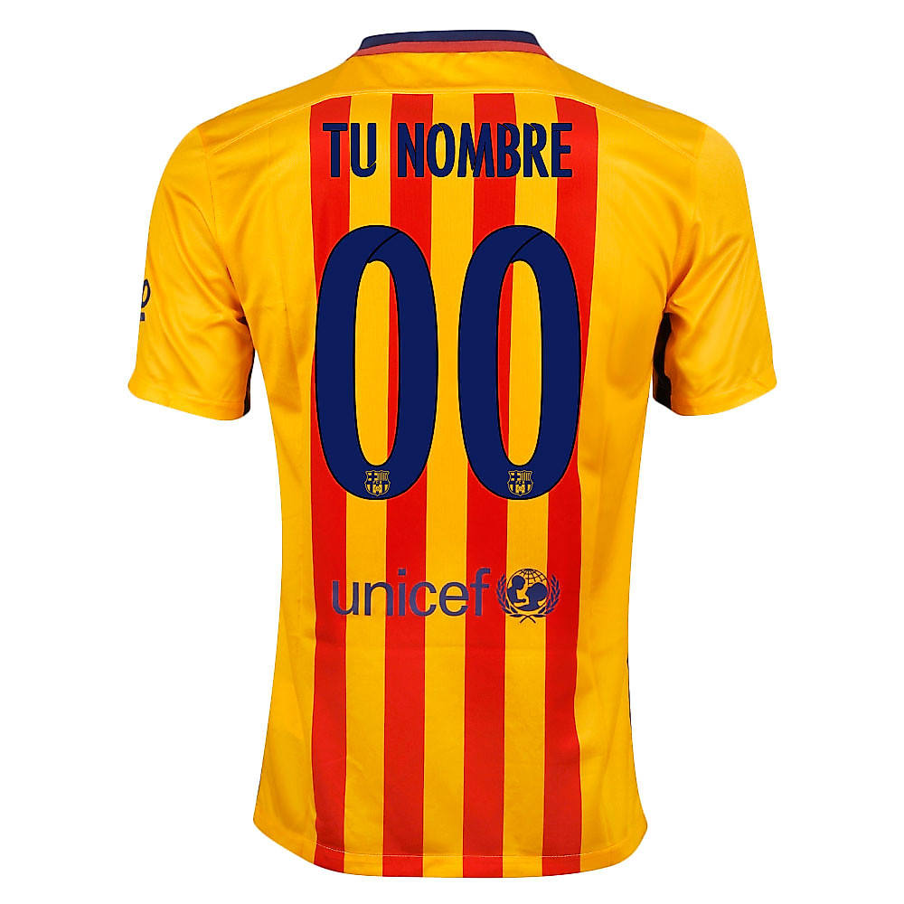 Camiseta 2ª FC Barcelona 2015/2016 Personalizado Stadium Camiseta 2ª FC Barcelona 2015/2016 Personalizado Stadium - Fútbol Factory
