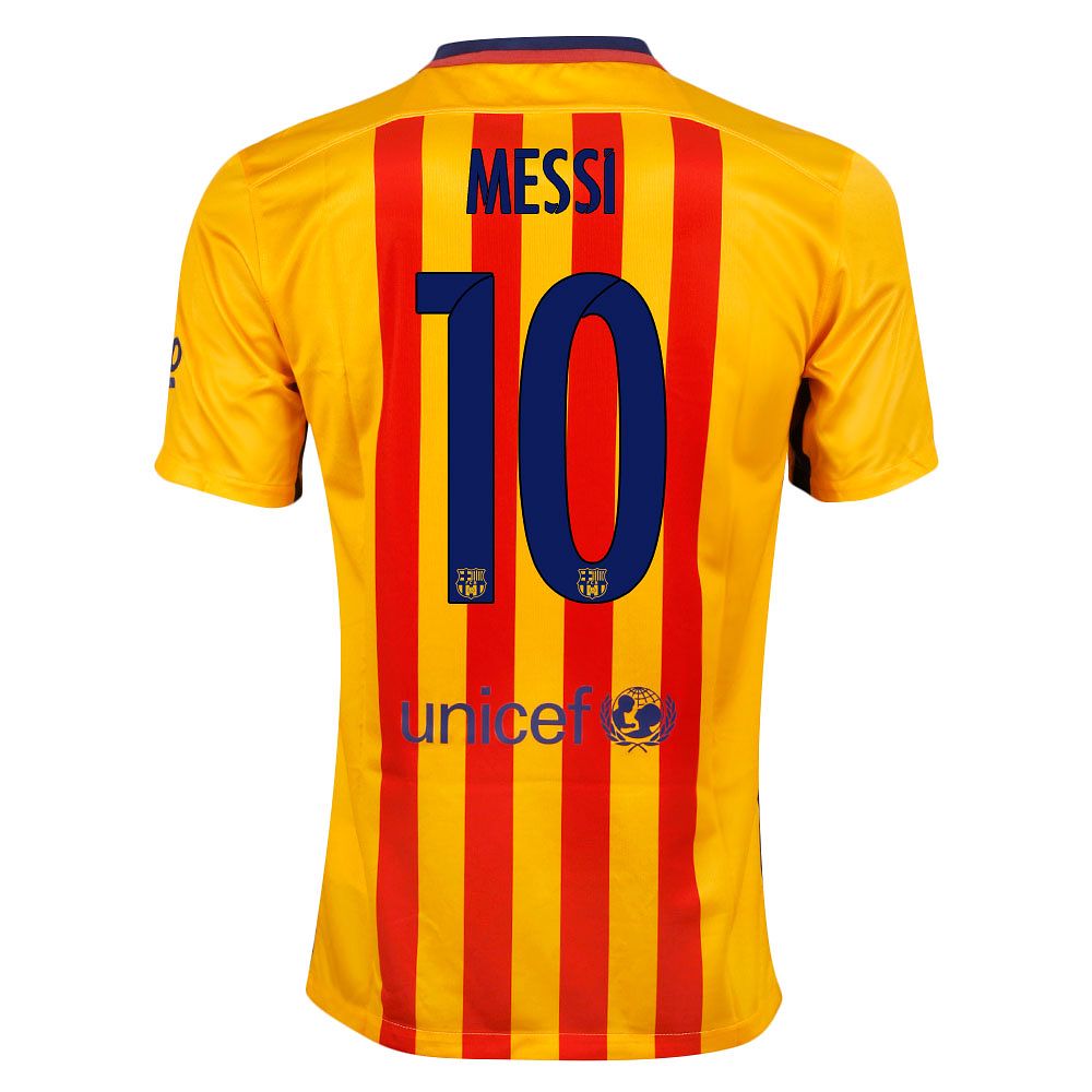 Camiseta 2ª FC Barcelona 2015/2016 Messi Stadium - Fútbol Factory